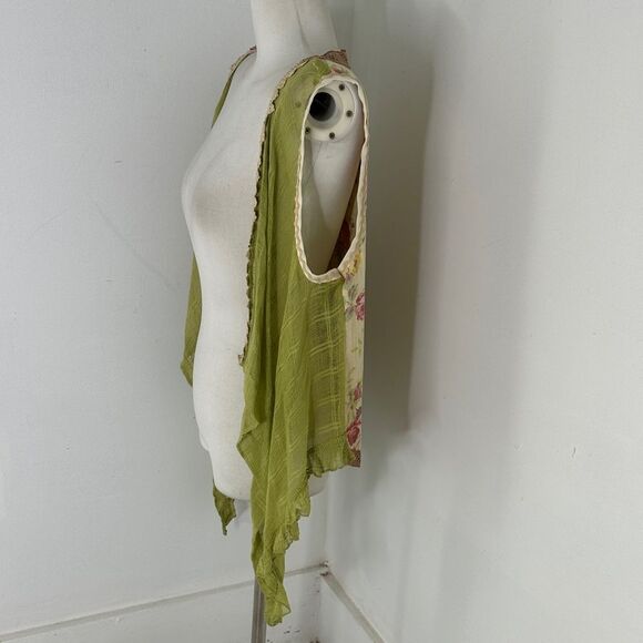 Vintage Handmade Victorian Vibes Boho Vest - Picture 1 of 6